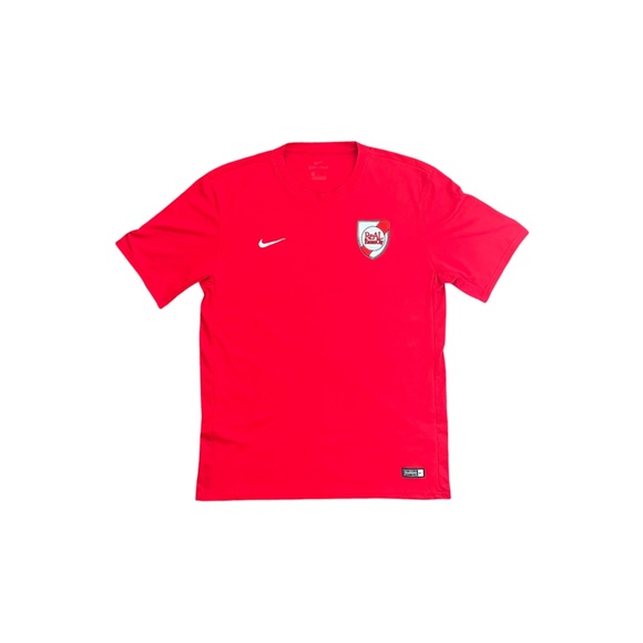 Nike Dri-Fit T-Shirt Top Red Short Sleeve Authentic Size M ReAL Kansas City - Picture 2 of 6